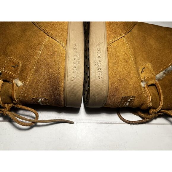Koolaburra by UGG Boots Womens Size 10 Chestnut Suede Shearling Winter 1019362 - Picture 7 of 10